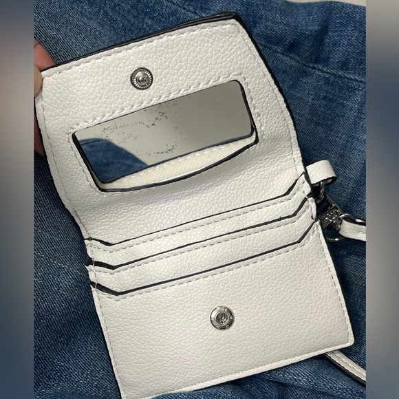 STEVE MADDEN Credit Card/ID Wallet with Wrist Strap White-OS - Picture 6 of 7